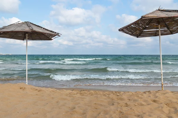Sea beach umbrella — Stock Photo, Image
