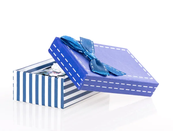 Box ribbon bow — Stock Photo, Image
