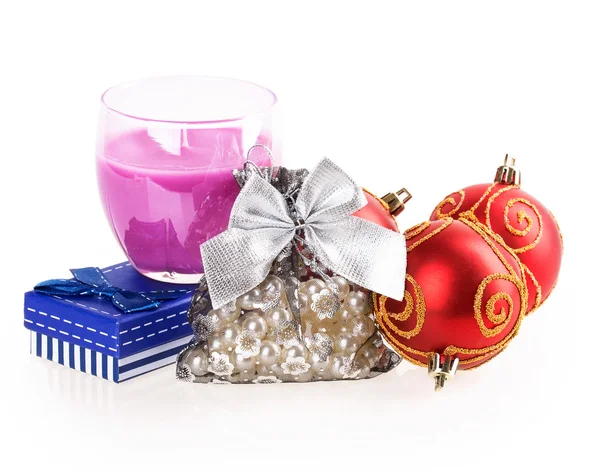 Candle, box, bag — Stock Photo, Image