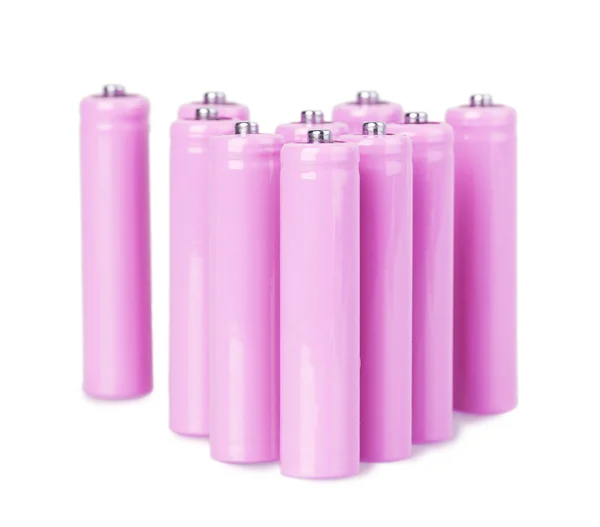 Purple battery — Stock Photo, Image