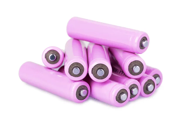 Фиолетовый аккумулятор — стоковое фото