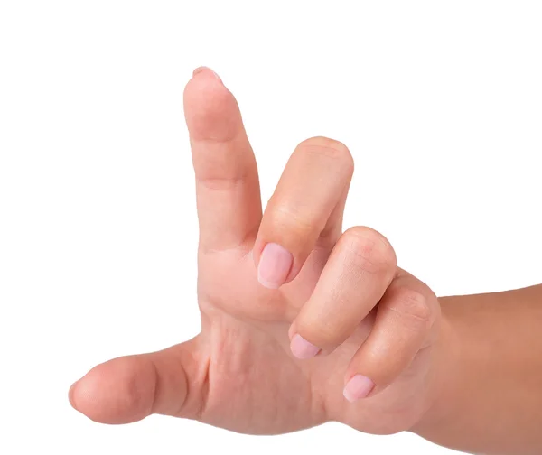 Mano dedo toque — Foto de Stock
