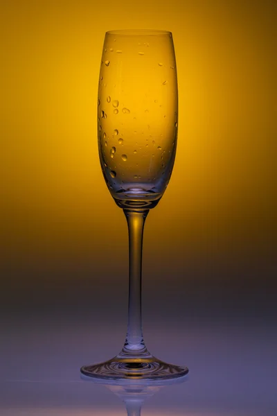 Vinglas glas vatten — Stockfoto