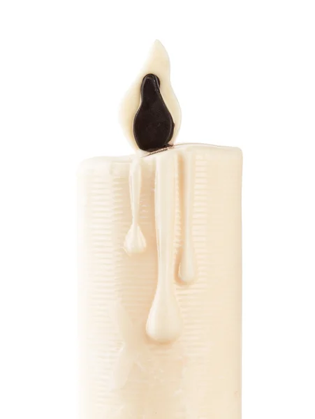 Candle chocolate — Stock Photo, Image