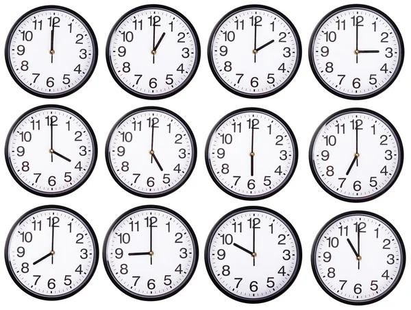 Clocks set — Stock Photo, Image