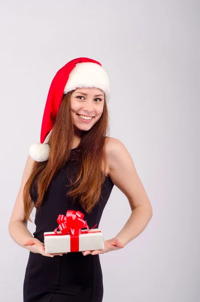 Girl at Christmas — Stock Photo, Image