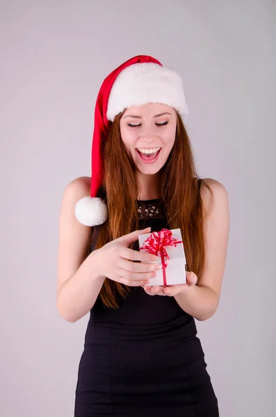 Girl at Christmas — Stock Photo, Image