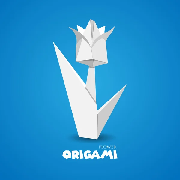 Papel de Origami — Vetor de Stock