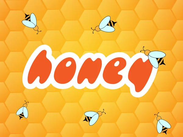 Honey background — Stock Vector