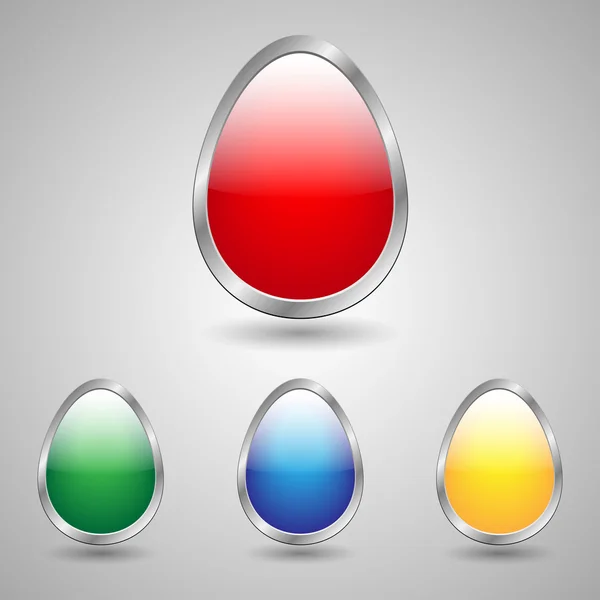 Значок цвета кнопки — стоковый вектор