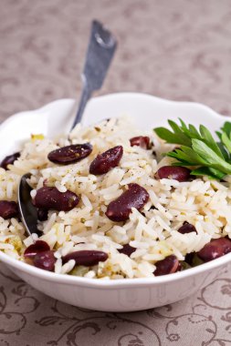 kırmızı fasulye Pilav