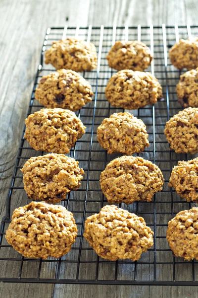 Tök zab cookie-k — Stock Fotó