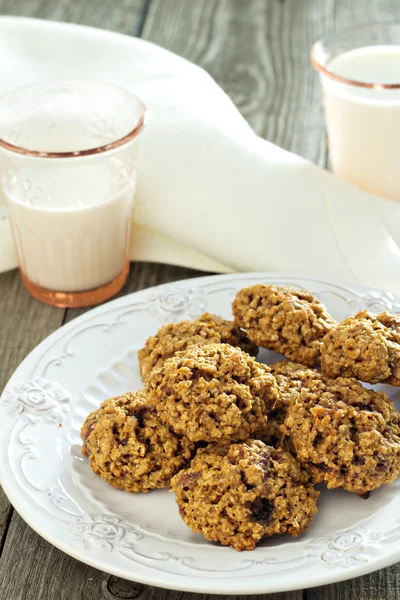 Pumpkin oat cookies — Stock Photo, Image