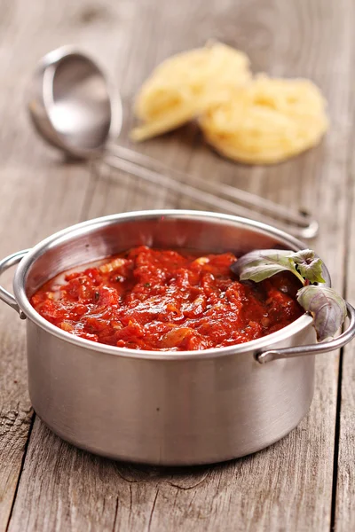 Salsa de pasta de tomate —  Fotos de Stock