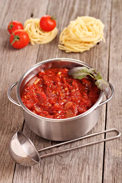 Salsa de pasta de tomate —  Fotos de Stock