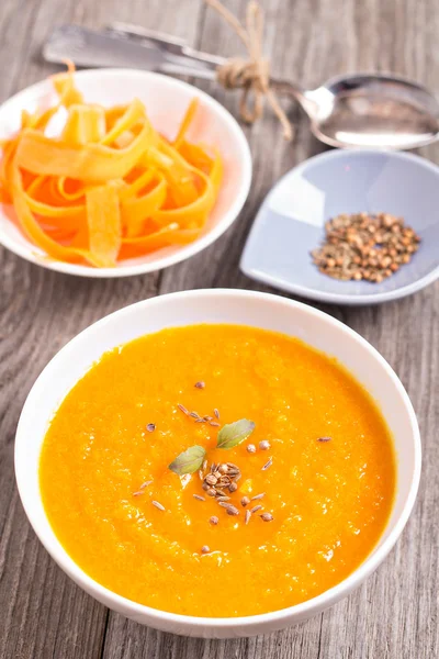 Моркви суп імбир — стокове фото