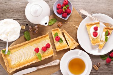 frangipane ile elma tart