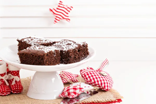 Torta di pan di zenzero per Natale — Foto Stock