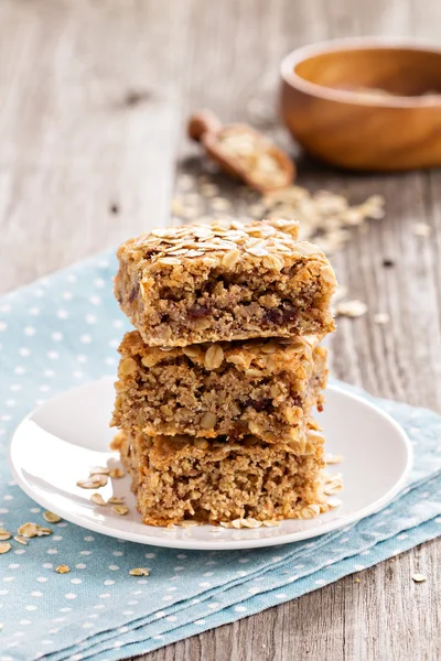 Soubory cookie ovesné bar — Stock fotografie