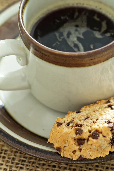 Pumpa, nötter och choklad biscotti — Stockfoto