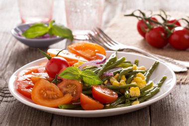 yeşil fasulye salatası