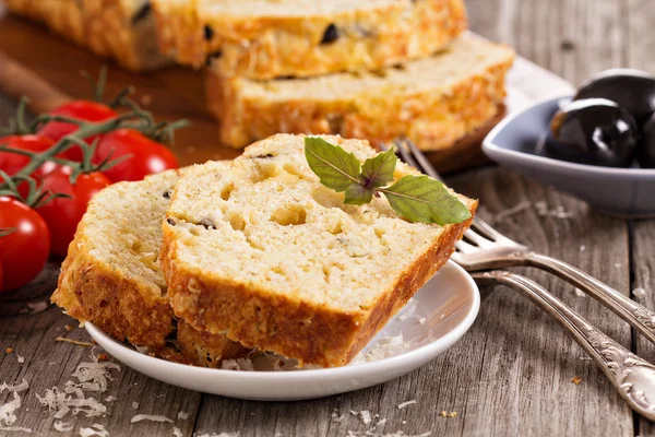 Savoury loaf cake — Stock Photo, Image