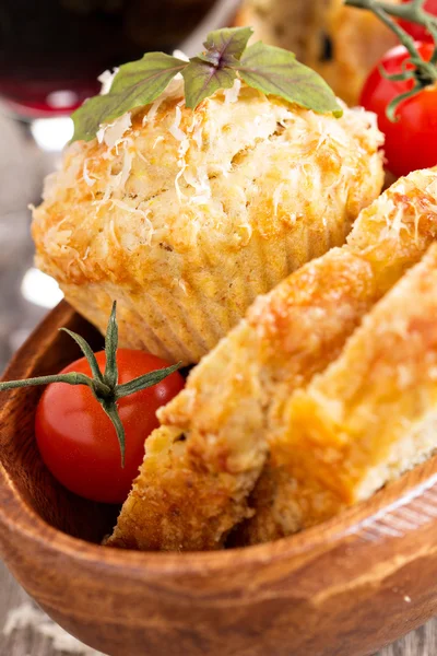 Savoury loaf cake — Stock Photo, Image