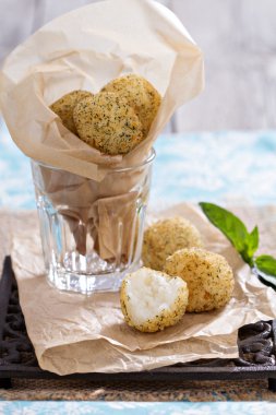 Vejetaryen risotto arancini