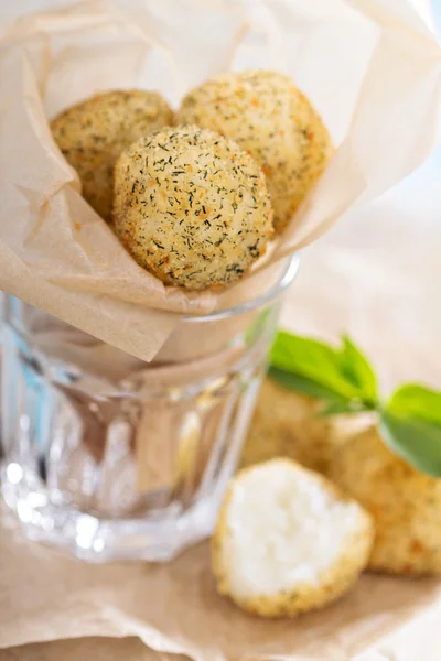 Vegan risotto arancini — Stock Photo, Image