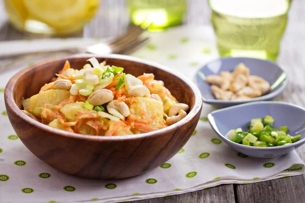Potato salad with carrot and celery — Stock Photo, Image