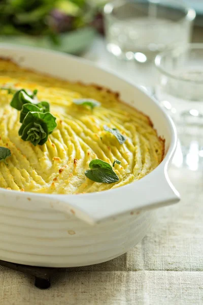 Vegan shepherd's pie — Stock Photo, Image