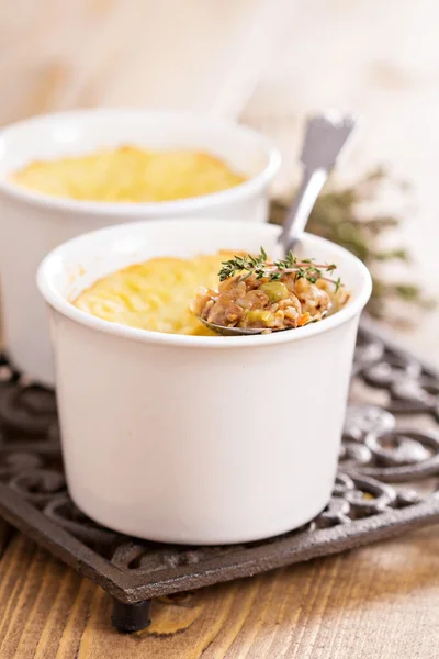 Vegan shepherd's pie — Stockfoto