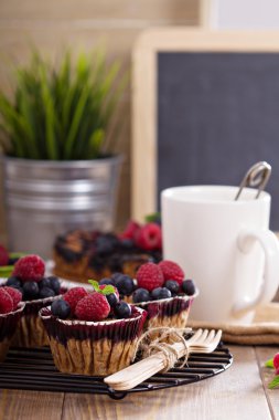 Berry Muffin yulaf ile