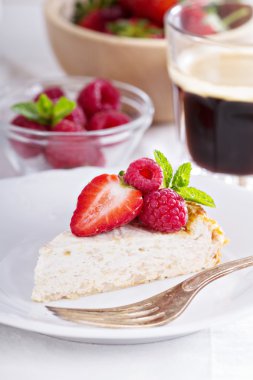 Yulaf ile sağlıklı cheesecake