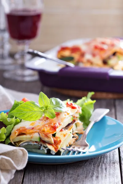 Vegetabilisk lasagne — Stockfoto