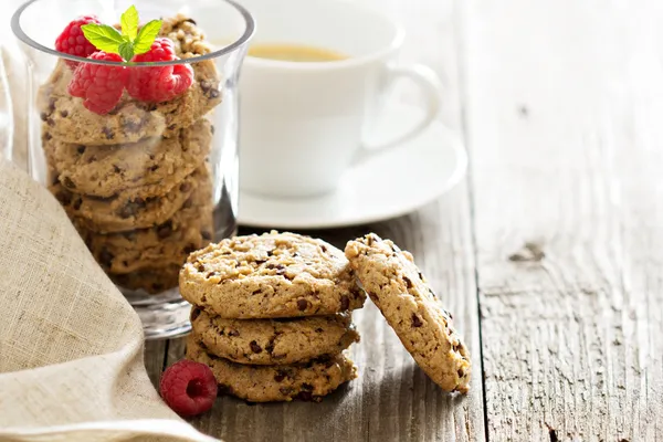 Chocolate chip cookies — Stock Photo, Image