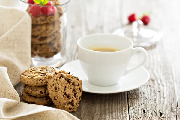 Galletas con chips de chocolate — Foto de Stock