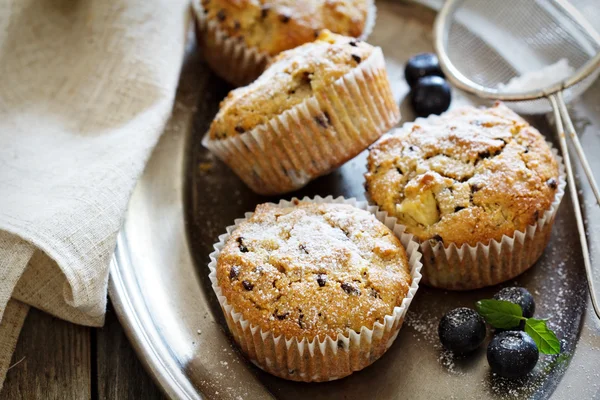 Muffins sans gluten aux amandes et à l'avoine — Photo