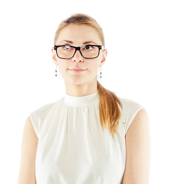 Mujer de negocios sonriente — Foto de Stock