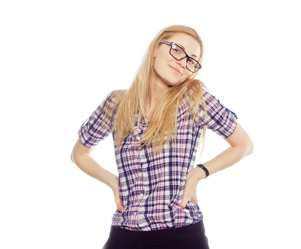 Happy smiling business woman — Stock Photo, Image