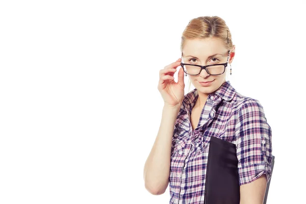 Smiling business woman — Stock Photo, Image