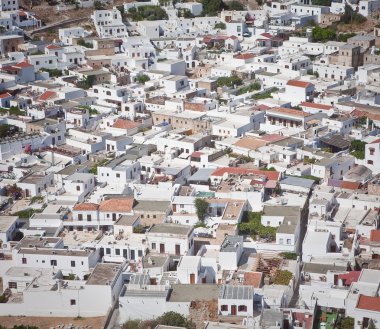 Yunanistan şehrin havadan görünümü