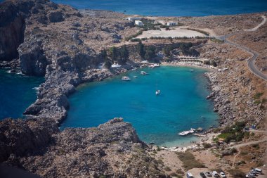 Yunan Adaları - rhodes, lindos bay