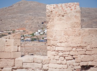 Yunanistan şehrin havadan görünümü