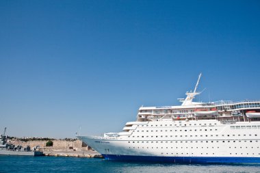 rhodes town'ın panoramik manzarasını