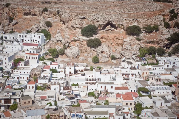 Vue aérienne de la ville en Grèce — Photo