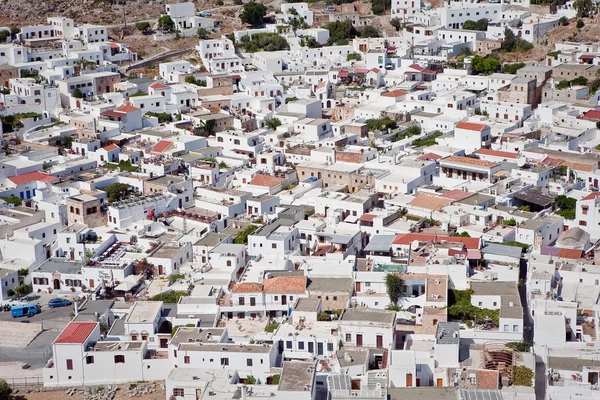 Vista aérea da cidade na Grécia — Fotografia de Stock