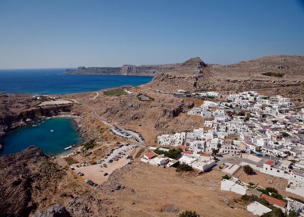 Vue aérienne de la ville en Grèce — Photo