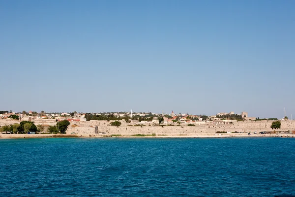 Vista panoramica sulla città di Rodi — Foto Stock