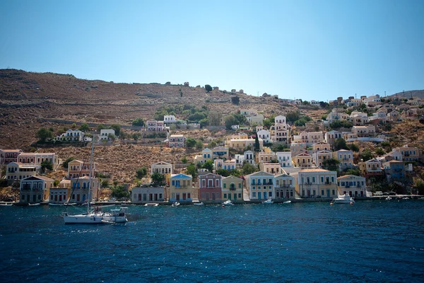 Griechenland dodecanesse island symi — Stockfoto